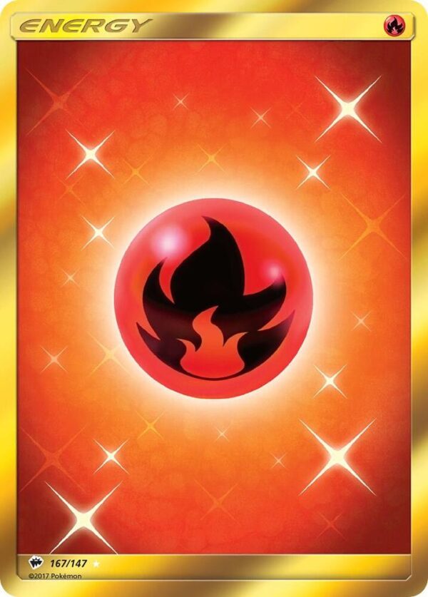 Fire Energy (Secret) 167/147 Holofoil SM – Burning Shadows Fire Energy (Secret) 167/147 Holofoil SM – Burning Shadows