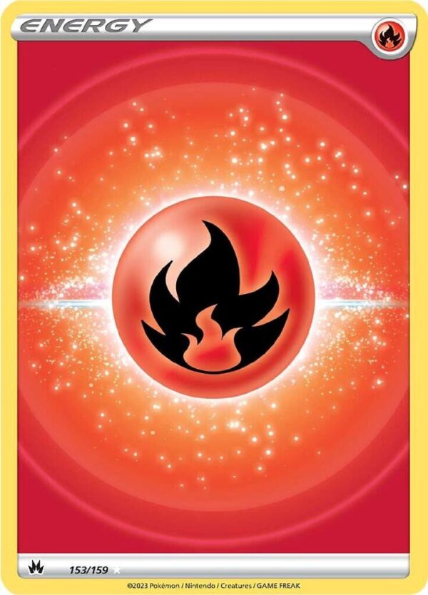 Fire Energy (Texture Full Art) 153/159 Holofoil Crown Zenith Fire Energy (Texture Full Art) 153/159 Holofoil Crown Zenith