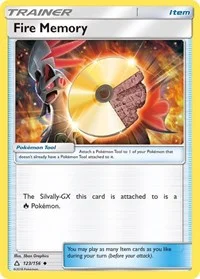 Fire Memory | 123/156 | Reverse Holofoil | SM - Ultra Prism