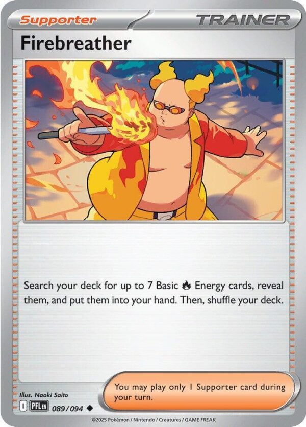Firebreather 089/094 Reverse Holofoil ME02: Phantasmal Flames