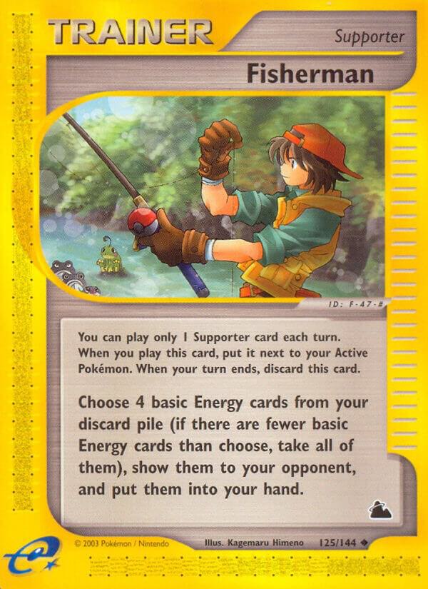 Fisherman 125/144 Reverse Holofoil Skyridge