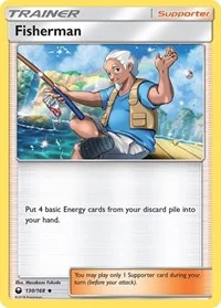 Fisherman | 130/168 | Reverse Holofoil | SM - Celestial Storm