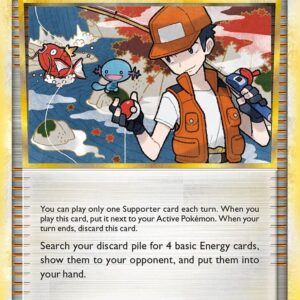 Fisherman 92/123 Reverse Holofoil HeartGold SoulSilver