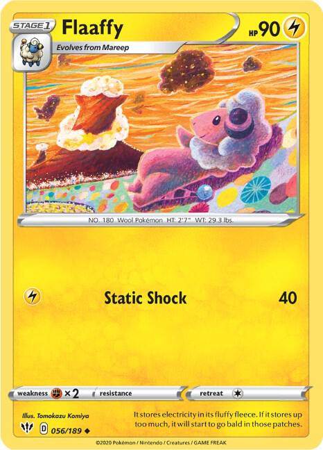 Flaaffy 056/189 Normal SWSH03: Darkness Ablaze Flaaffy 056/189 Normal SWSH03: Darkness Ablaze