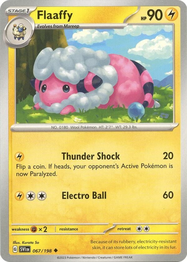 Flaaffy 067/198 Normal SV01: Scarlet & Violet Base Set
