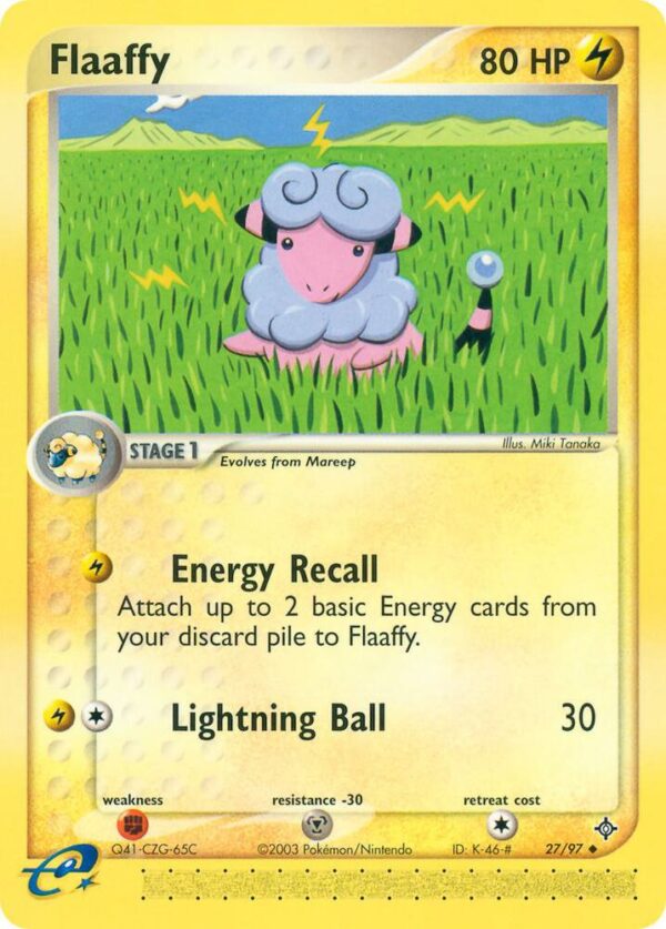 Flaaffy 27/97 Reverse Holofoil Dragon