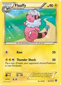Flaaffy | 39/114 | Reverse Holofoil | XY - Steam Siege