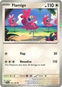 Flamigo | 165/198 | Reverse Holofoil | SV01: Scarlet & Violet Base Set