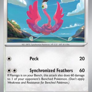 Flamigo 185/197 Reverse Holofoil SV03: Obsidian Flames