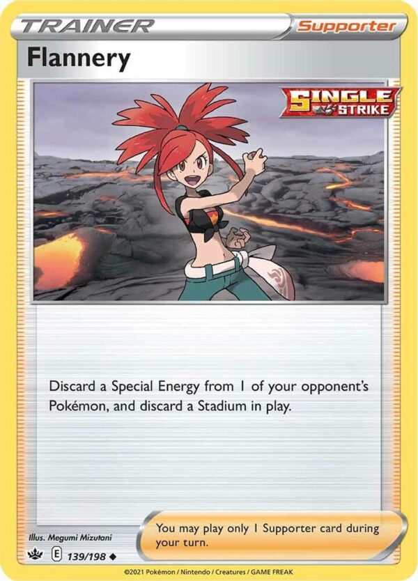 Flannery 139/198 Reverse Holofoil SWSH06: Chilling Reign