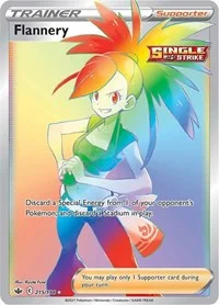 Flannery (Secret) | 215/198 | Holofoil | SWSH06: Chilling Reign
