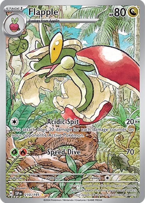 Flapple 210/191 Holofoil SV08: Surging Sparks Flapple 210/191 Holofoil SV08: Surging Sparks