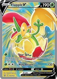 Flapple V (Full Art) | 143/163 | Holofoil | SWSH05: Battle Styles