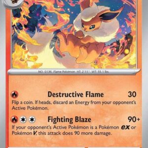 Flareon 013/131 Reverse Holofoil SV: Prismatic Evolutions Flareon 013/131 Reverse Holofoil SV: Prismatic Evolutions