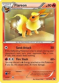 Flareon | 12/108 | Reverse Holofoil | Dark Explorers