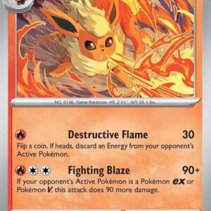 Flareon 167 (Cosmos Holo) Holofoil SV: Scarlet & Violet Promo Cards