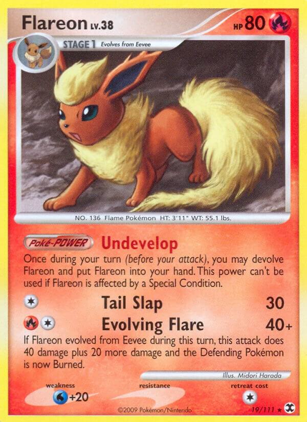 Flareon 19/111 Reverse Holofoil Rising Rivals Flareon 19/111 Reverse Holofoil Rising Rivals