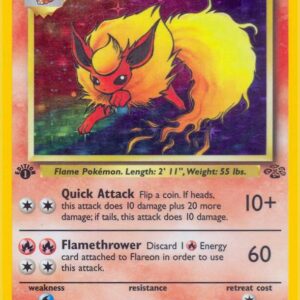 Flareon (3) 03/64 Unlimited Holofoil Jungle