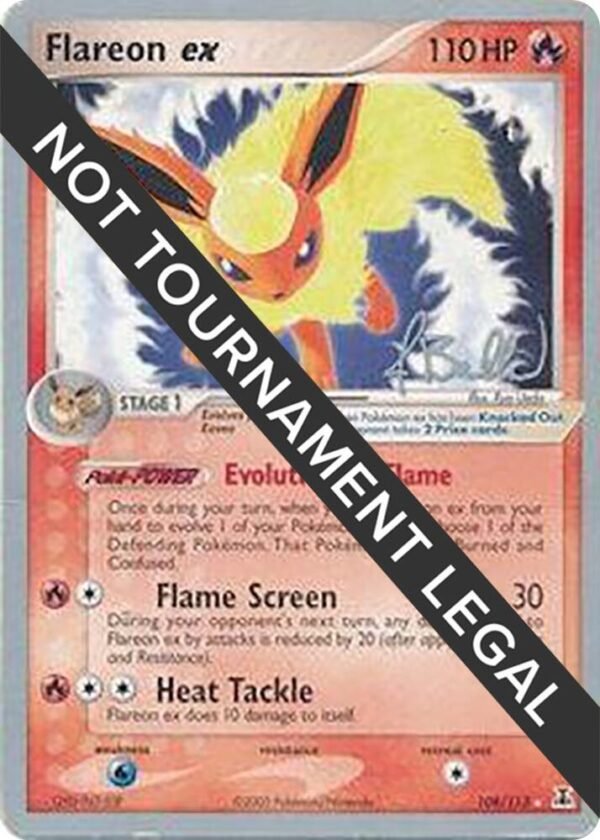 Flareon ex 2006 (Jimmy Ballard) 108/113 Normal World Championship Decks Flareon ex 2006 (Jimmy Ballard) 108/113 Normal World Championship Decks