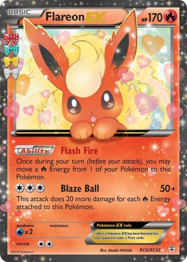 Flareon EX RC6/RC32 Holofoil Generations: Radiant Collection Flareon EX RC6/RC32 Holofoil Generations: Radiant Collection