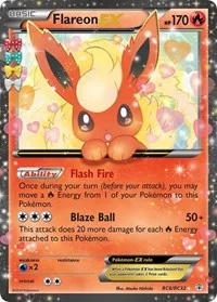 Flareon EX | RC6/RC32 | Holofoil | Generations: Radiant Collection