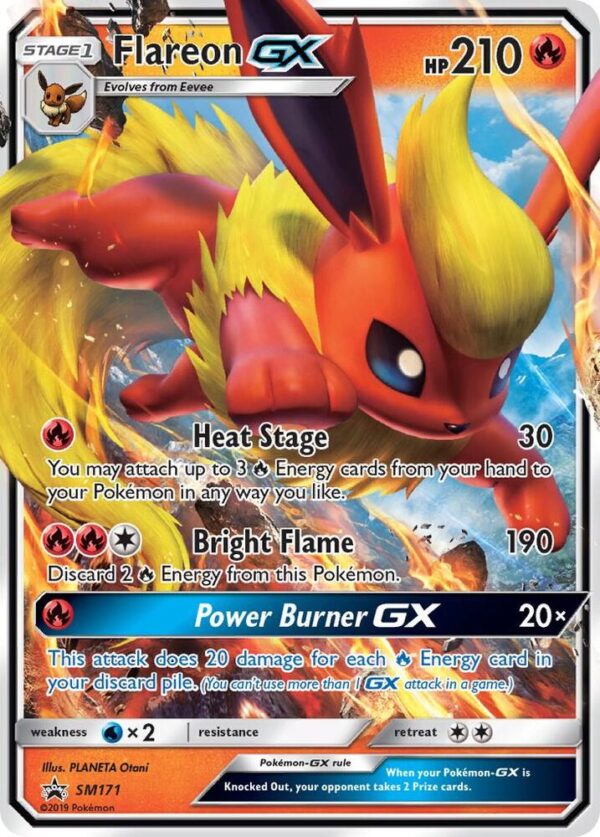 Flareon GX SM171 Holofoil SM Promos