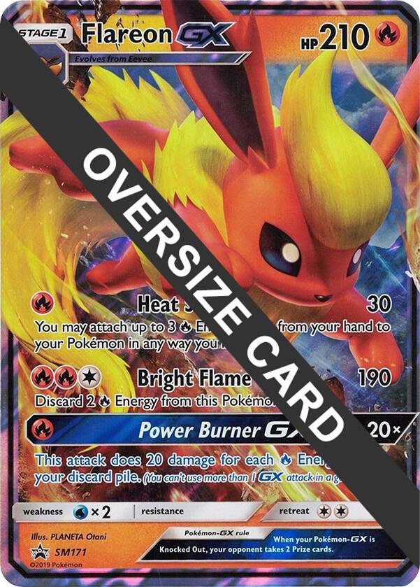 Flareon GX SM171 (SM Black Star Promo) Holofoil Jumbo Cards