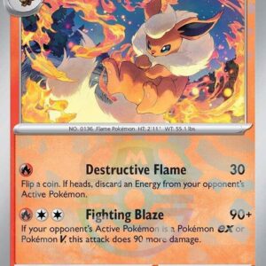 Flareon (Master Ball Pattern) 013/131 Holofoil SV: Prismatic Evolutions