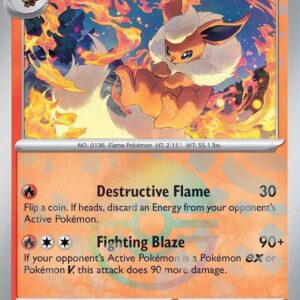 Flareon (Poke Ball Pattern) 013/131 Holofoil SV: Prismatic Evolutions