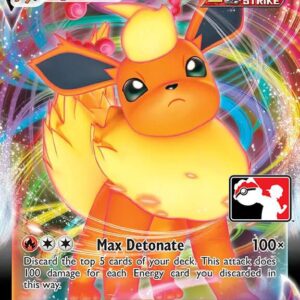 Flareon VMAX 018/203 Holofoil Prize Pack Series Cards Flareon VMAX 018/203 Holofoil Prize Pack Series Cards