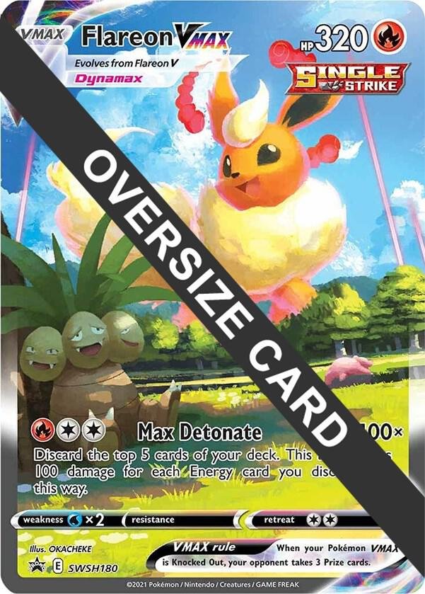 Flareon VMAX SWSH180 Holofoil Jumbo Cards