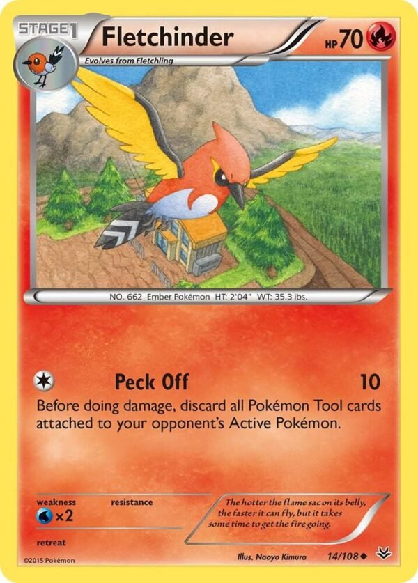 Fletchinder 14/108 Normal XY – Roaring Skies Fletchinder 14/108 Normal XY – Roaring Skies