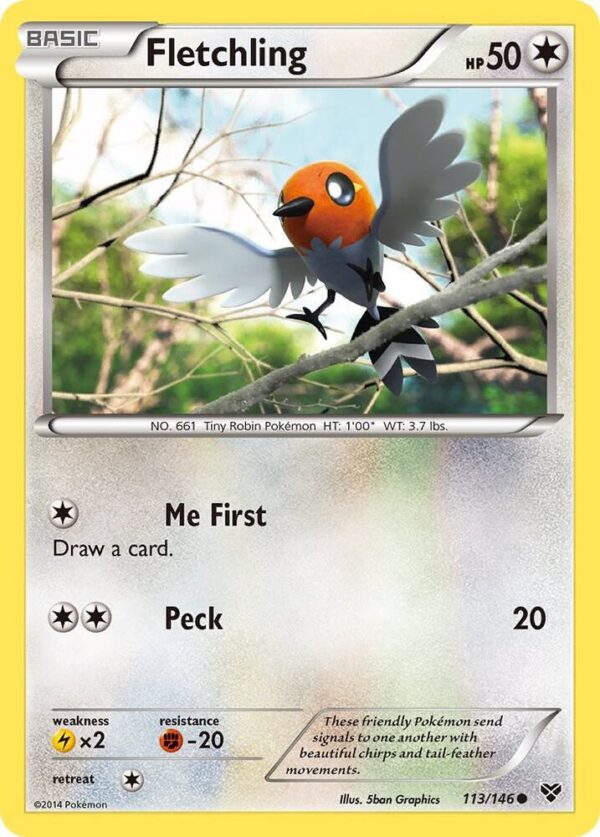 Fletchling 113/146 Normal XY Base Set