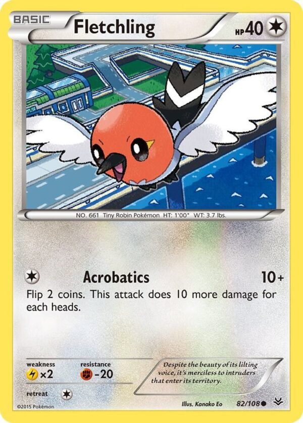 Fletchling 82/108 Normal XY – Roaring Skies Fletchling 82/108 Normal XY – Roaring Skies