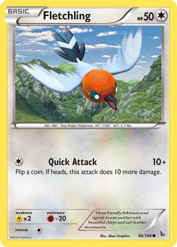 Fletchling 86/106 Normal XY – Flashfire