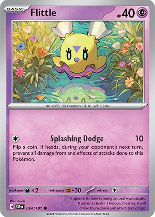 Flittle 094/191 Reverse Holofoil SV08: Surging Sparks