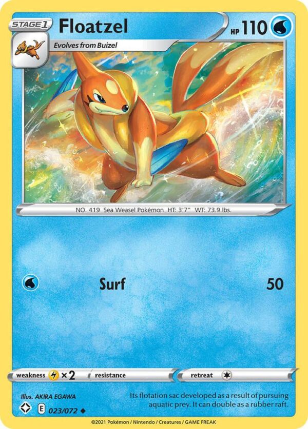 Floatzel 023/072 Normal Shining Fates