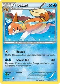 Floatzel | 29/106 | Reverse Holofoil | XY - Flashfire