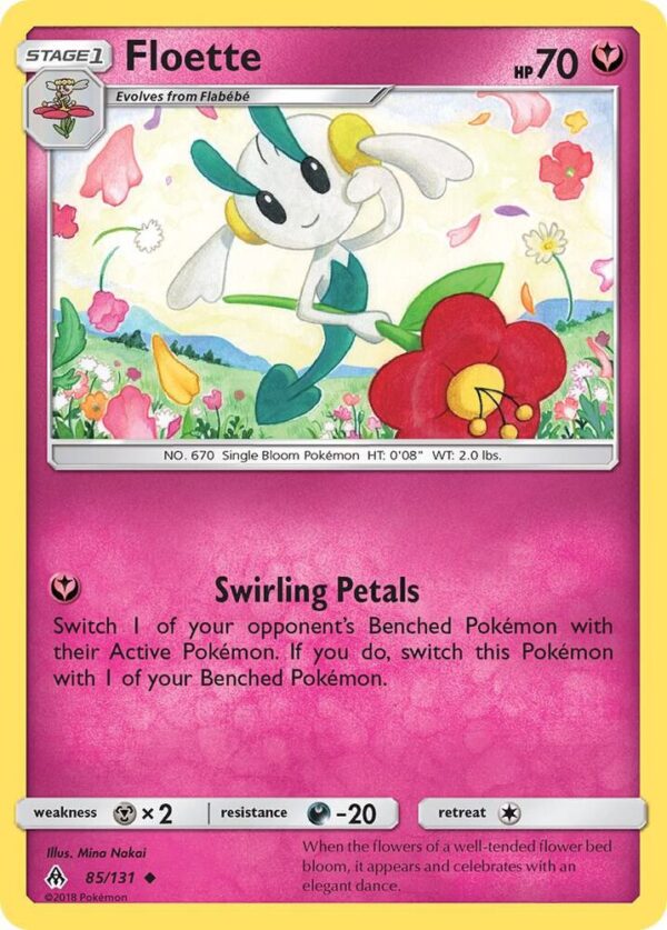 Floette 85/131 Reverse Holofoil SM – Forbidden Light Floette 85/131 Reverse Holofoil SM – Forbidden Light