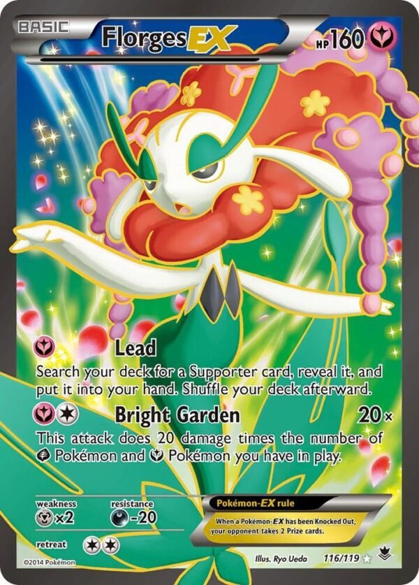 Florges EX (116 Full Art) 116/119 Holofoil XY – Phantom Forces