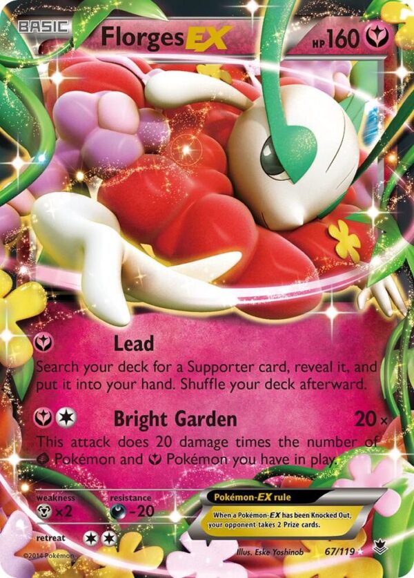 Florges EX 67/119 Holofoil XY – Phantom Forces