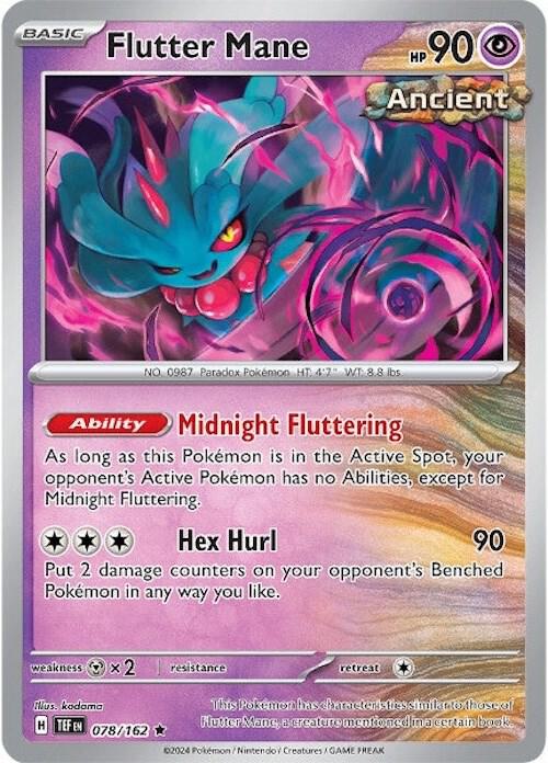 Flutter Mane 078/162 Holofoil SV05: Temporal Forces