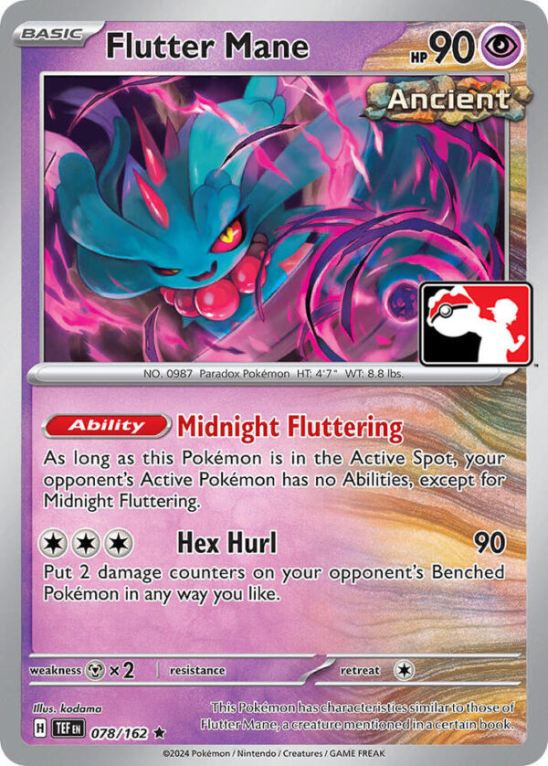 Flutter Mane 078/162 Normal Prize Pack Series Cards
