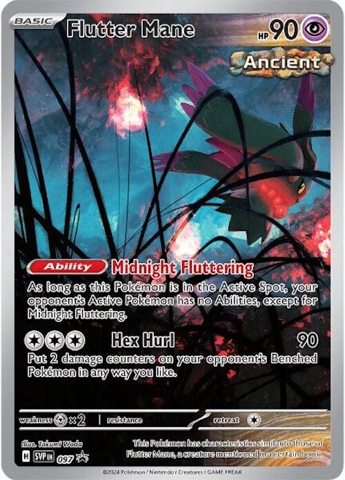 Flutter Mane 097 Holofoil SV: Scarlet & Violet Promo Cards Flutter Mane 097 Holofoil SV: Scarlet & Violet Promo Cards