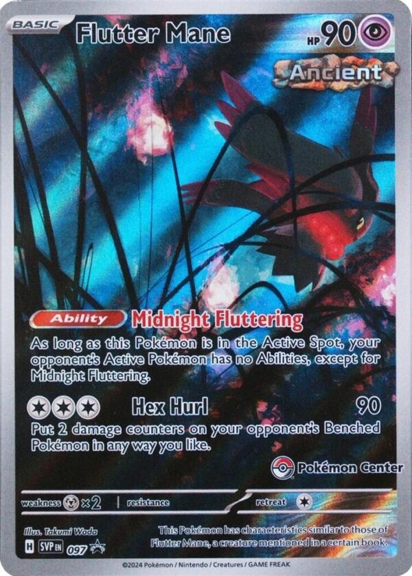 Flutter Mane 097 (Pokemon Center) Holofoil SV: Scarlet & Violet Promo Cards