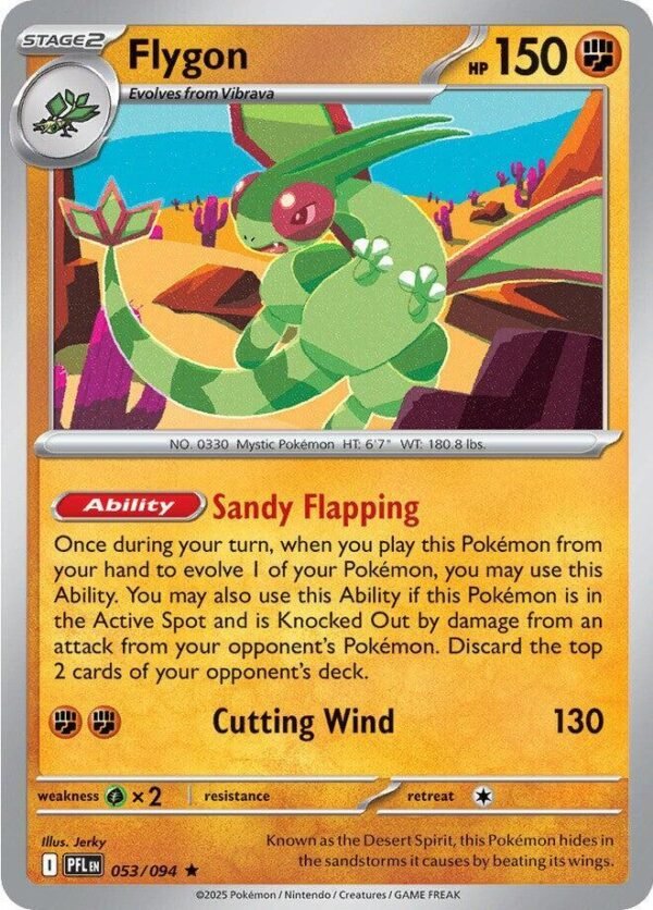 Flygon 053/094 Holofoil ME02: Phantasmal Flames