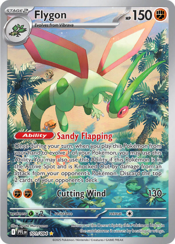 Flygon 101/094 Holofoil ME02: Phantasmal Flames Flygon 101/094 Holofoil ME02: Phantasmal Flames