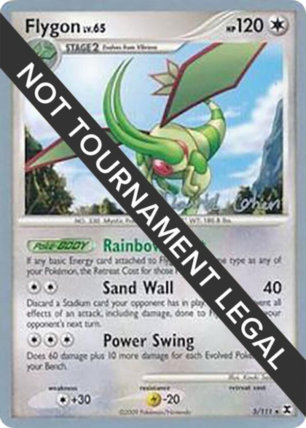 Flygon 2009 (David Cohen) 5/111 Normal World Championship Decks Flygon 2009 (David Cohen) 5/111 Normal World Championship Decks