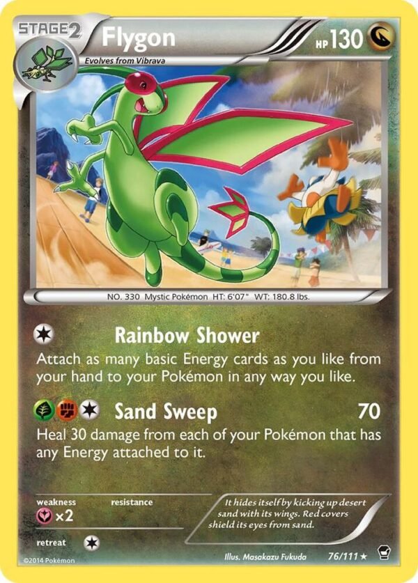 Flygon 76/111 Normal XY – Furious Fists Flygon 76/111 Normal XY – Furious Fists