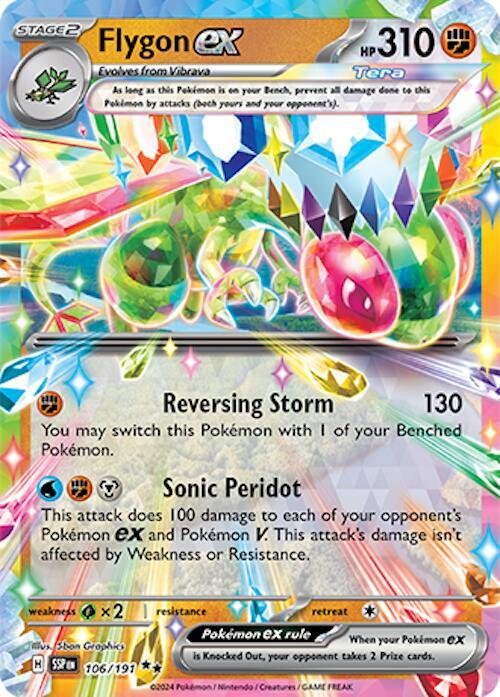 Flygon ex 106/191 Holofoil SV08: Surging Sparks Flygon ex 106/191 Holofoil SV08: Surging Sparks